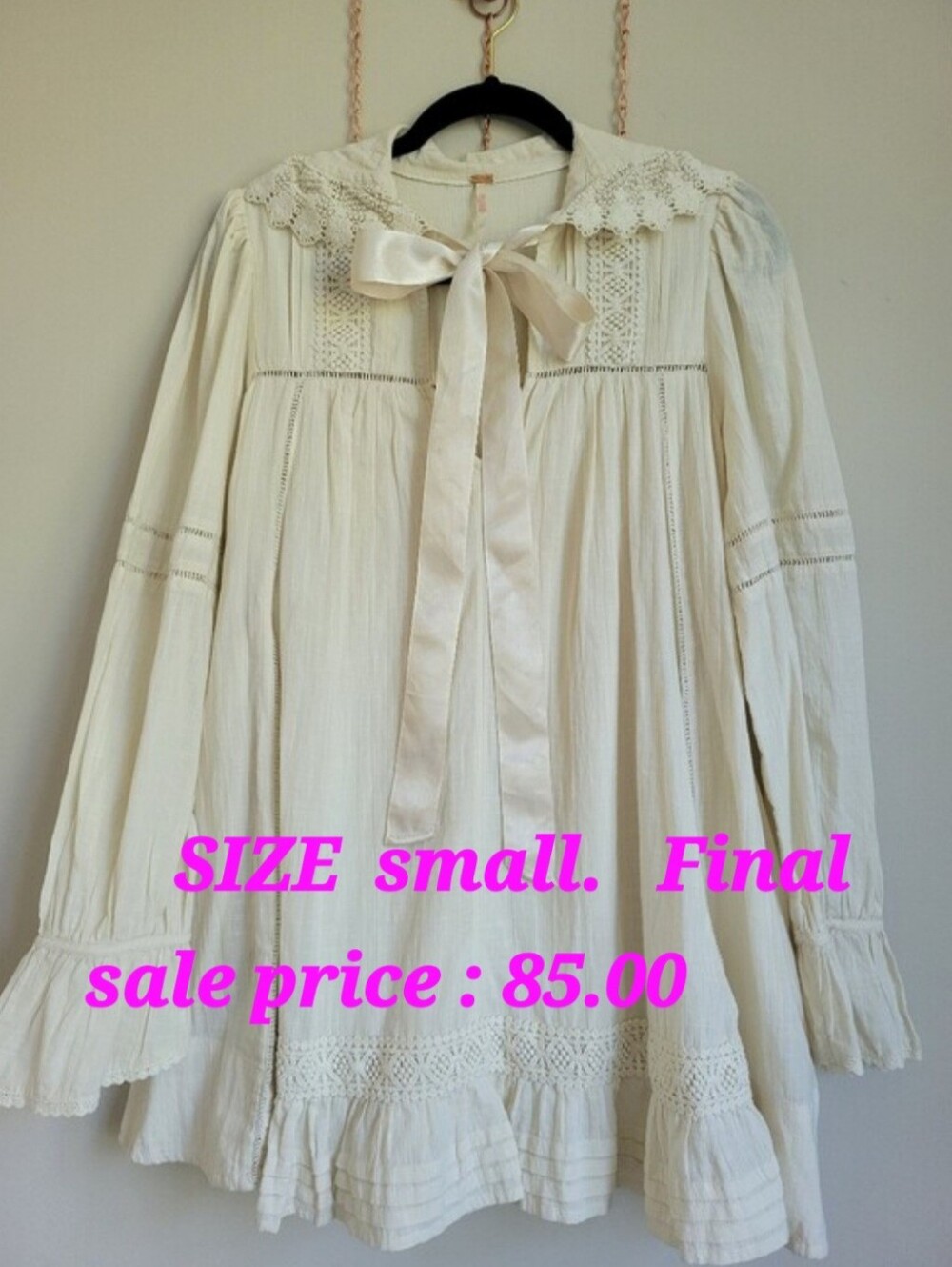 Free People 5 O'clock Tea Time  Mini SIZE small